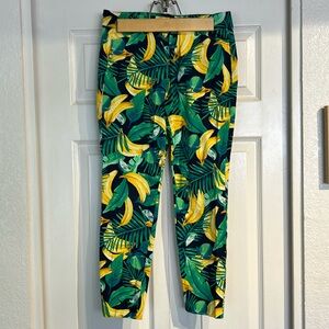 Adorable Lime and Banana Casual Pants